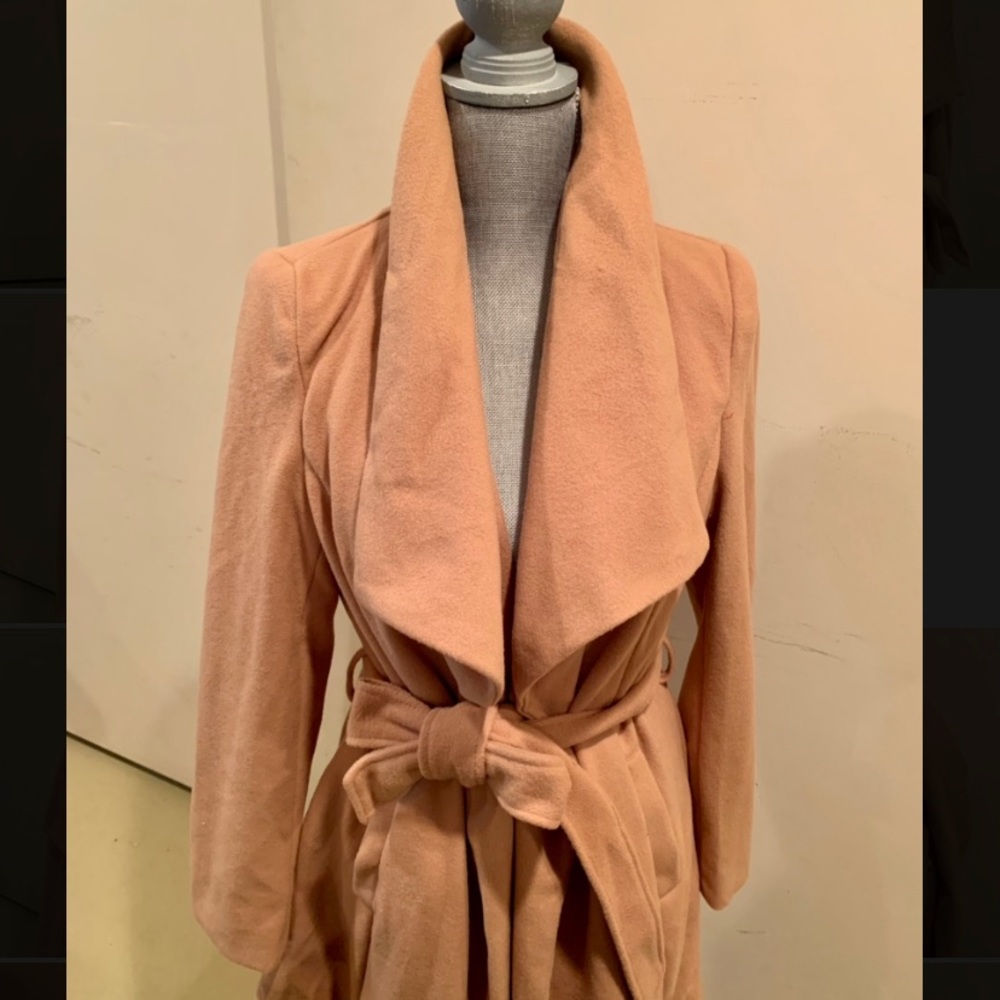 The Styled Collection Kensington Waist Tie Coat - Picture 7 of 16